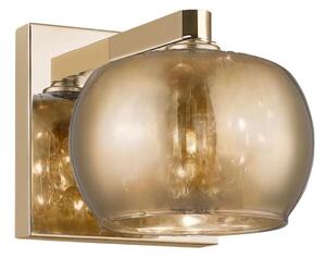 Zuma Line W0076-01A-F7HF - Nástěnné svítidlo CRYSTAL 1xG9/42W/230V zlatá