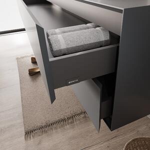 Koupelnová skříňka pod umyvadlo na desku MILOU 60 cm - 2 zásuvky - možnost volby barvy
