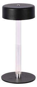 LED Stmívatelná nabíjecí stolní lampa LED/3W/5V 3000-6000K černá