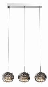 Závěsné svítidlo 3x G9 kouřová chromová Zuma Line Crystal P0076-03N-B5FZ