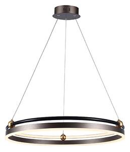 LED Lustr na lanku LED/30W/230V 3000K pr. 62 cm hnědá