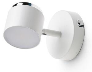 NOVA I nástěnná bílá chrom/mléčný akryl 230V LED 4.2W 3000K - RED - DESIGN RENDL