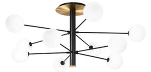 Ideal Lux - LED Lustr na tyči COSMOPOLITAN 10xG9/3W/230V pr. 124 cm černá