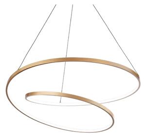 Ideal Lux - LED Lustr na lanku OZ LED/52W/230V pr. 80 cm CRI 90 zlatá