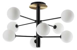 Ideal Lux - LED Lustr na tyči COSMOPOLITAN 8xG9/3W/230V pr. 64 cm černá