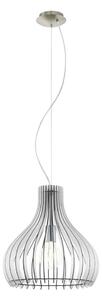 Eglo 61915 - Lustr na lanku TINDORI 1xE27/60W/230V pr. 38 cm bílá