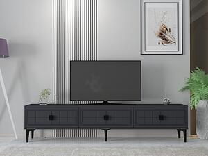 TV stolek/skříňka Yutta (antracit). Akce -25%