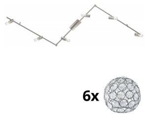 Eglo - LED Bodové svítidlo MY CHOICE 6xE14/4W/230V chrom