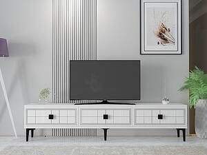 TV stolek/skříňka Yutta (bílá). Akce -25%