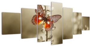 Obraz motýla (210x100 cm)