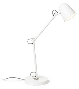 DANNY stolní bílá matný nikl 230V E14 5W - RED - DESIGN RENDL