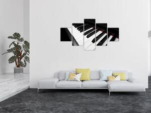 Obraz kláves piána (125x70 cm)
