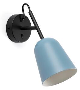 FARO 28274 - Nástěnná lampa STUDIO 1xE14/8W/230V modrá/černá