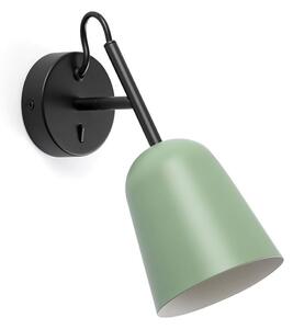 FARO 28259 - Nástěnná lampa STUDIO 1xE14/8W/230V zelená/černá