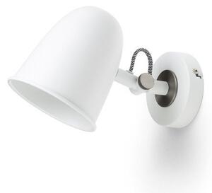 DANNY nástěnná bílá matný nikl 230V E14 5W - RED - DESIGN RENDL