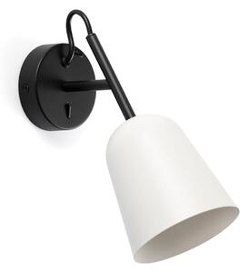 FARO 28258 - Nástěnná lampa STUDIO 1xE14/8W/230V bílá/černá