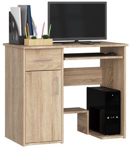 Ak furniture Volně stojící psací stůl Jay 90 cm dub sonoma