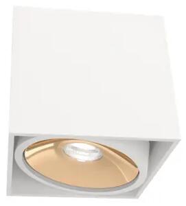 Moderní bodové svítidlo Cardi I bílá/zlatá