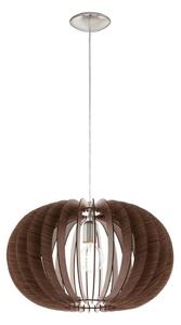 Eglo 95025 - Lustr na lanku STELLATO 3xE27/40W/230V hnědá