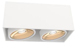 Moderní bodové svítidlo Cardi II bílá/zlatá