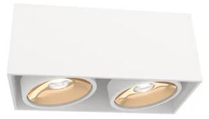 Moderní bodové svítidlo Cardi II bílá/zlatá