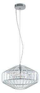 Eglo 96987 - Křišťálové závěsné svítidlo PEDROLA 1xE27/60W/230V