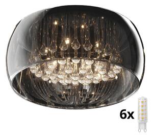 Brilagi - LED Křišťálové stropní svítidlo JEWEL 6xG9/42W/230V