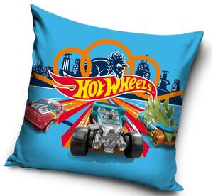 Dětský polštářek Hot Wheels Nekonečná Smyčka 40x40 cm