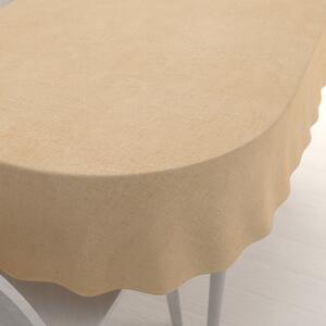 Biante Dekorační oválný ubrus PML-050 Béžově oranžový melír 100x140 cm