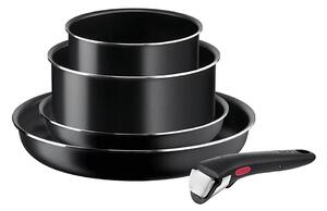 Tefal - Sada nádobí 5 ks INGENIO EASY COOK & CLEAN BLACK
