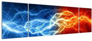 Obraz elektrického napětí (170x50 cm)