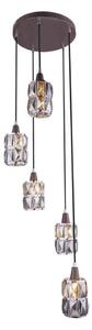 Globo 15761-5 - Křišťálový lustr na lanku WOLLI 5xE14/40W/230V