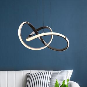 Zuma Line MD9717-1-3BCD - LED Lustr na lanku INDIGO LED/44W/230V černá