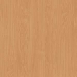 Kovová zásuvková kartotéka PRIMO s dřevěnými čely A4, 4 zásuvky, bílá/buk