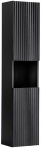 COMAD Vysoká závěsná skříňka - NOVA 80-03 black, matná černá