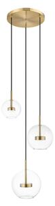 Zuma Line P0428-03L-L4AC - LED Lustr na lanku ENCELADUS 3xLED/5W/230V zlatá