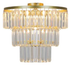 Zuma Line P17127-4-GD - Přisazený lustr TIFANNY 4xE14/40W/230V zlatá