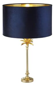 Searchlight EU81210TA - Stolní lampa PALM 1xE27/10W/230V modrá/zlatá