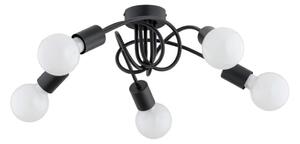 Přisazený lustr FARTA 5xE27/60W/230V černá