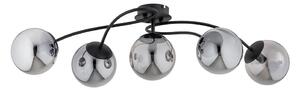 Přisazený lustr GILIAN 5xE14/40W/230V černá