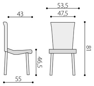 Antares Konferenční židle ISO N - černá, kostra černá