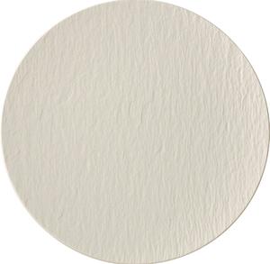 MĚLKÝ TALÍŘ Manufacture Rock blanc 25 cm Villeroy & Boch - Jídelní talíře
