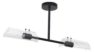 Rabalux 75028 - Koupelnový lustr na tyči TEODORO 2xE14/12W/230V IP44 černá