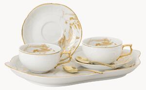 Porcelánová čajová souprava Sanssouci Jubilee, 7 dílů