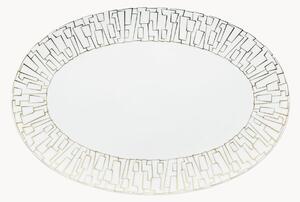 Porcelánový oválný servírovací talíř TAC