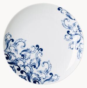 Sada porcelánových snídaňových talířů True Blue, 6 dílů