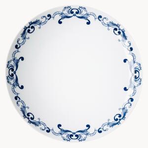 Sada porcelánových mělkých talířů True Blue, 6 dílů