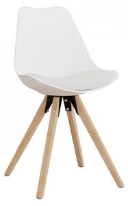 Sada čtyř židlí Luminelko, Barva: bílý / přírodní Mirjan24 5903211079535