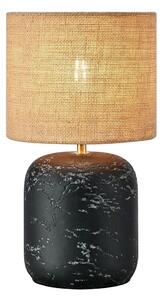 Markslöjd 108683 - Stolní lampa MONTAGNA 1xE14/40W/230V 32 cm béžová/černá