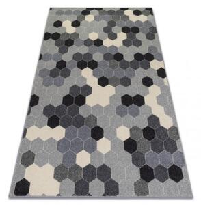 Koberec HEOS 78537 šedý / krém HEXAGON